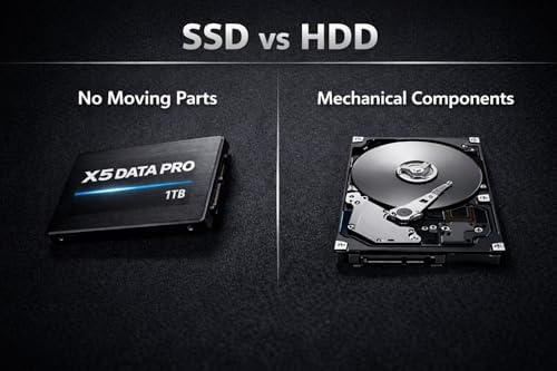 1TB 2.5" SATA III SSD (NOT NVMe/M.2) – Budget Internal Solid State Drive for Laptop & Desktop – Basic Performance Storage