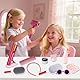 Rppiup Friseur Set Kinder, Schminkkoffer Mädchen Kinderschminke Set Spielzeug Geschenke Ab 3 4 5 6Jahre Friseurkoffer Mit Haartrockner Haarglätter Kamm Spiegel Schürze Haarstyling Zubehör Rollenspiel
