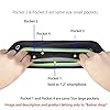 Baikeen Running Belt,Slim Fanny Pack Exercise Running Waist Belt Bag for Phone Women Men Runners Gym(Black)