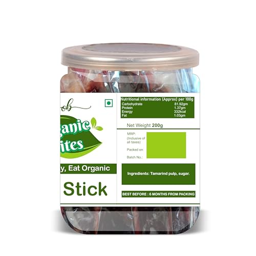 ORGANIC BITES Imli Stick 500 Gram Airtight Container image 4