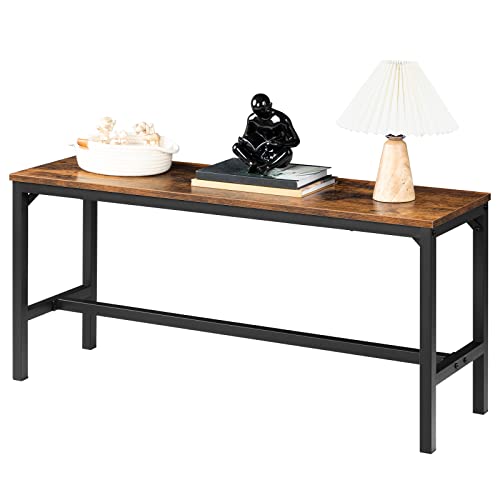 Hoobro Dining Benches, Pair Of 2 Table Benches, Industrial Style Indoor Benches, Multifunctional Benches, Durable And Stable, For Dining Room, Kitchen, Living Room, Bedroom, Rustic Brown Bf02Cd01 #TOP7