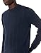 Amazon Essentials Men's Crewneck Cable Cotton Sweater, Navy, XX-Large