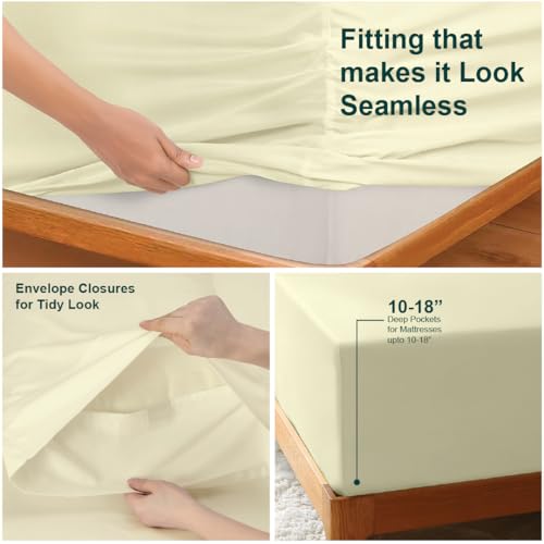 NON Sticky Cotton Adjustable Split King thumbnail 3