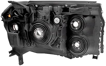 Replacement Headlights Headlamps Black Compatible with 2009-2011 Honda Pilot