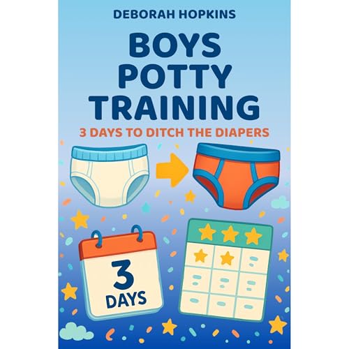 Boys Potty Training Audiolibro Por Deborah Hopkins arte de portada