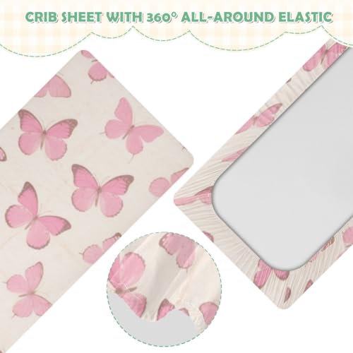 Housse de matelas imperméable protège-matelas bébé rose - 5