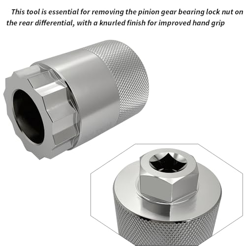 Image of 64mm Front Differential Pinion gear Bearing Nut Socket Tool Compatible with Honda Foreman 400 95-03 Foreman 450 98-01 Rancher 420 07-14 Rubicon 500 01-04 TRX400 420 450 500