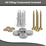 BELOFAY Clear 6mm Tempered Glass Splashback for Kitchen, Toughened Glass Heat Resistant Splashbacks for Cookers - Pre-Drilled Holes with Fixing (50x60cm) - Image 4