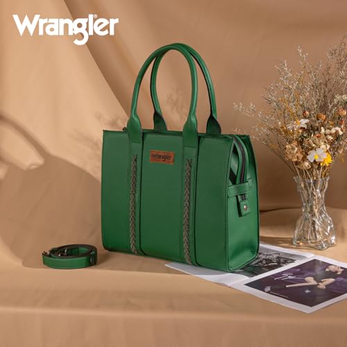 Image of Montana West x Wrangler Tote Bags Purses for Women Work Top-Handle Handbags with Strap