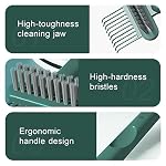 RHOS 2-in-1 Hair Brush Cleaner and Remover Tool - Comb for Removing Hair and Dust, Suitable for Home and Salon Use (1 Pack-Green) - Image 3