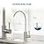 Hiqufet Drinking Water Faucets for Kitchen Sink, Stainless Steel Water Filter Faucet for Reverse Osmosis or Water Filtration System, RO Bar Sink Faucet, Brushed Nickel
