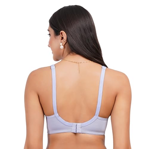 Image of Non Padded Bra in B, C and D Cup for Women - Made of Pure Cotton Full Coverage Over Size Non Wired Pushup Soft Cup for T-Shirt Saree Dress Sports Garment for Daily Use Everyday