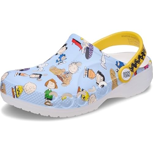 Crocs Kids Charlie Brown Peanuts Lightweight Slip On Baya Clog