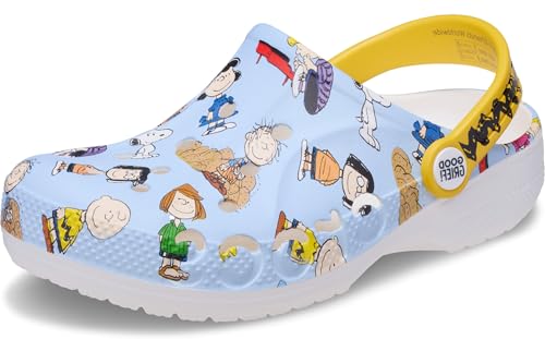 Crocs Kids Peanuts Baya Clog, Multi, 1 Little Kid