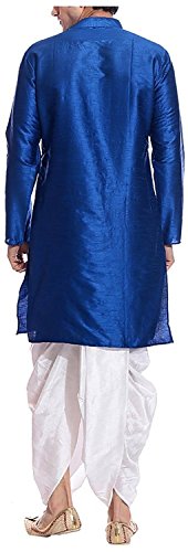 Kurta Dhoti de mezcla de seda conjunto para invitados a bodas religiosas 2
