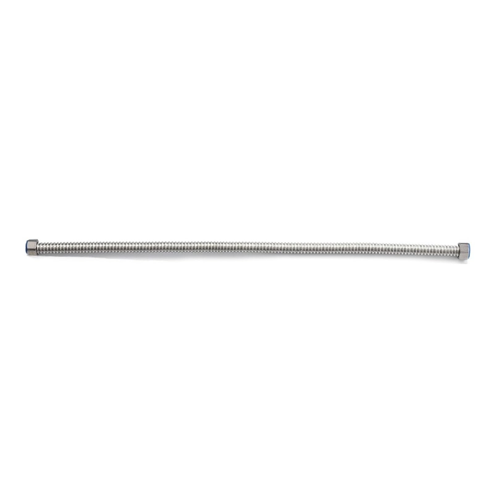 Manguera de Agua de Acero Inoxidable G1/2 Pulgada Manguera de Suministro de Agua corrugada Conector de Calentador de Agua(60CM)