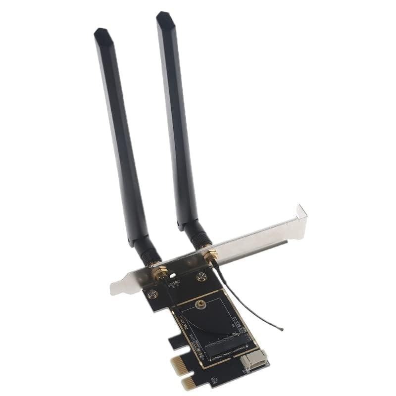 Convertidor de tarjeta Wi-Fi M.2 para laptop a PCIe x1 para escritorio con soporte Bluetooth miniatura 1