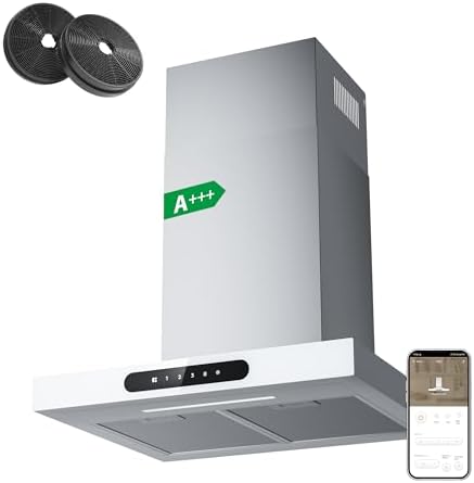 Cappa Aspirante CIARRA 60 Cm - 650 M³/h, Touch Control, Filtro Carboni Attivi Incluso - Foto 8