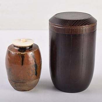 茶道具　瀬戸焼　飴釉　茶碗　銘「琢磨」　裏千家十五代鵬雲斎極め箱　D　R4723 茶道具 瀬戸焼 飴釉 茶碗 銘「琢磨」 裏千家十五代鵬雲斎極め