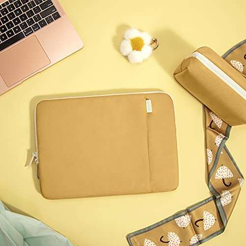 Tomtoc Slim Laptop Sleeve For 13-Inch Macbook Air M2/A2681 M1/A2337 2022-2018, Macbook Pro M2/A2686 M1/A2338 2022-2016, 12.3 Surface Pro 9/8/X/7+/7/6/5, Protective Case With Organized Accessory Pouch #TOP7