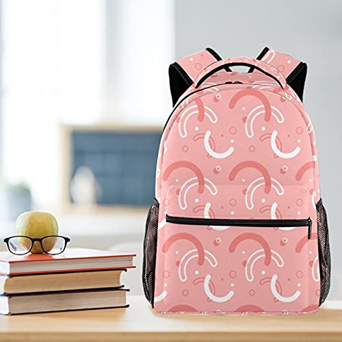 Sac à dos de voyage Memphis rose enfant avec porte-bouteille
