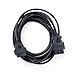 16Pin OBD2 Extension Cable 5m/10m ELM327 ODB2 16 Pin ELM327 OBD II Extensions Cables Connector Interface Adapter(5M OBD2 Cable)