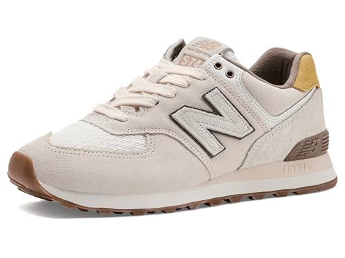 New Balance �����Y 574 V1 �R�A �X�j�[�J�[, �_�[�N�A�[�N�e�B�b�N�O���[/5614 �u���b�N, 12.5 Women/11 Men