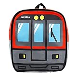 [モメンタムキッズ] リュック キッズ 男の子 トレイン 通園 オレンジ