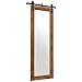 Stone & Beam Rectangular Vintage-Look Sliding Mirror, 70.5"H, Natural