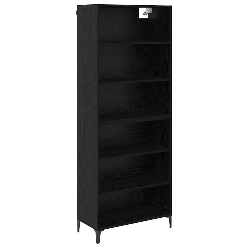 Buffet avec armoire murale aspect bois vieilli en bois dérivé du bois, commode d'appoint pratique avec espace de rangement, buffet et armoire murale à l'aspect bois vieilli en bois