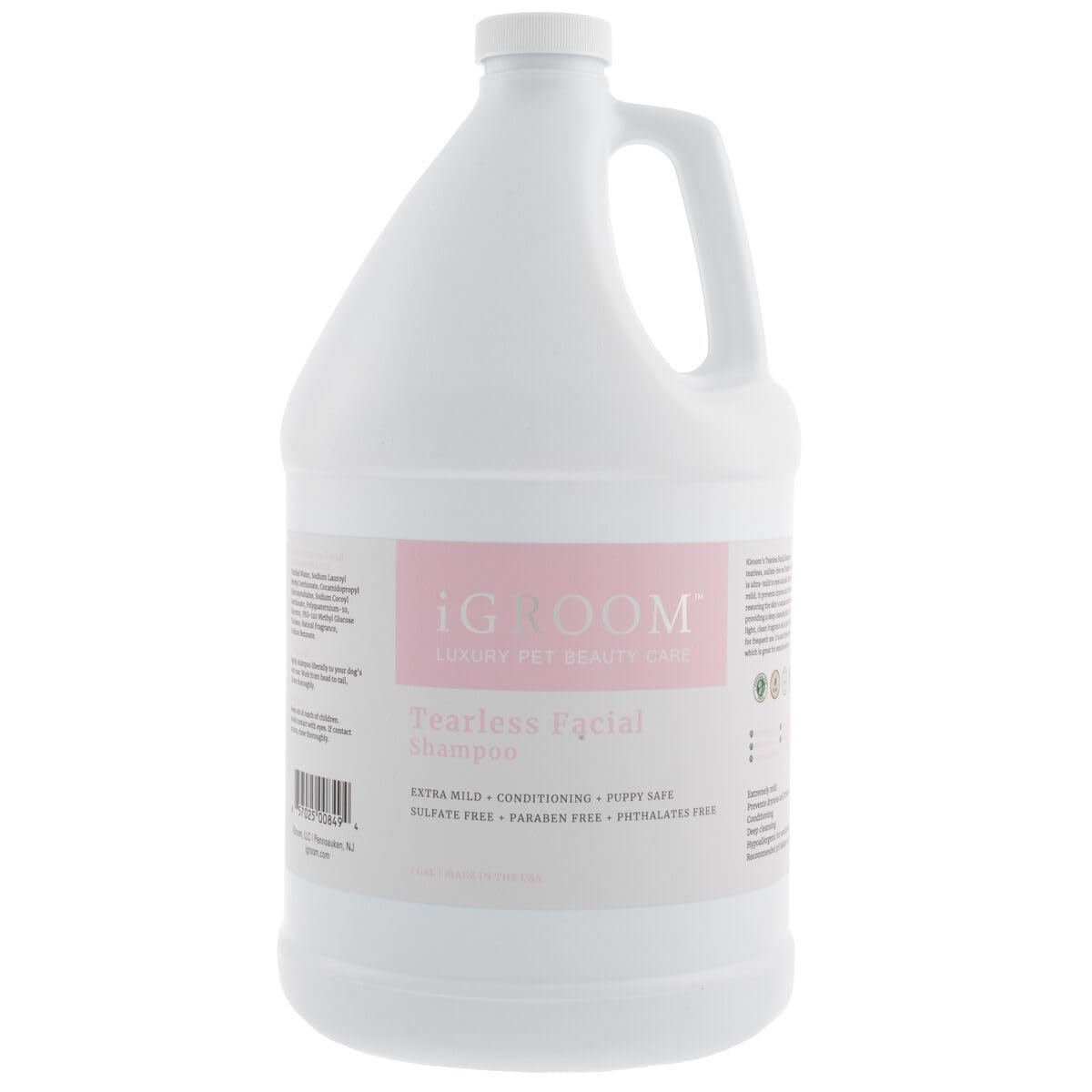iGroom Tearless Facial Shampoo for Dogs - Conditioning and Extra-Mild, 3.8L