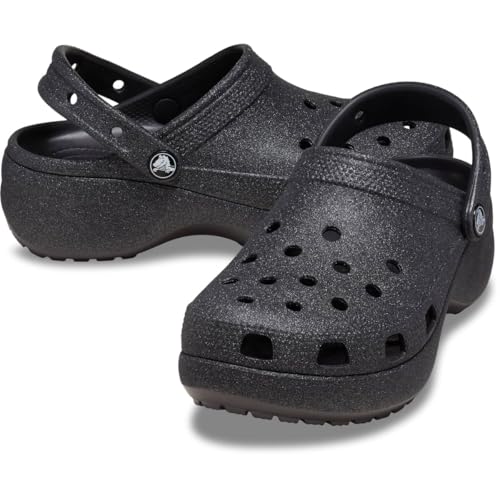 Image of Crocs Women's Classic Platform Glitter Clog