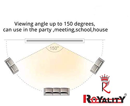Image of Royality Industries Universal MAP Type Projector Screen (Size 6Ft.(Width) x 4Ft. (Height)-84''