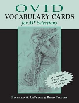Paperback Ovid Vocabulary Cards for AP Selections Book
