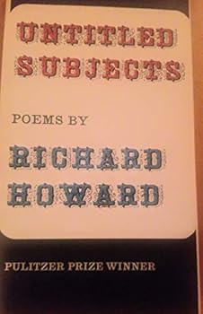 Paperback Untitled Subjects: Poems Book