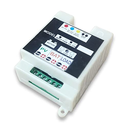 Image of Saurally Solar MPPT Charge Controller 5A,12V for 12V Lithium, LiFePO4 and Lead Acid Battries | For Solar Lights | DIY Projects | School Projects | Solar Street Lights....