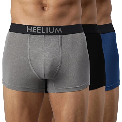 Image of HEELIUM Bamboo Underwear Trunk for Men | 3X Softer Than Cotton & Odour Free | Stretchy Fabric & Durable Waistband