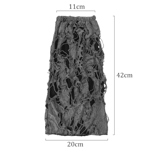 ITODA Fashion Tattered Leg Warmers Women Leg Cover Goth Boot Socks Girls Knee High Leg Socks for Party Outdoors2