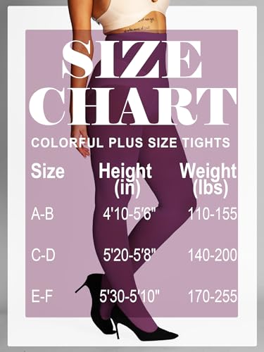 Image of HONENNA Semi Opaque Silky Women Pantyhose Tights, 20+ Colors Invisibly Toe Reinforced 60 Den Size A-E