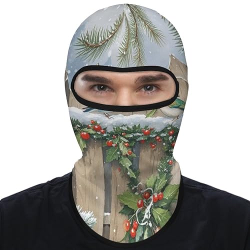 Balaclava Mask for Men Ski Mask for Women Fence Birds Full Face Mask Face Cover for Cycling miniatura 7