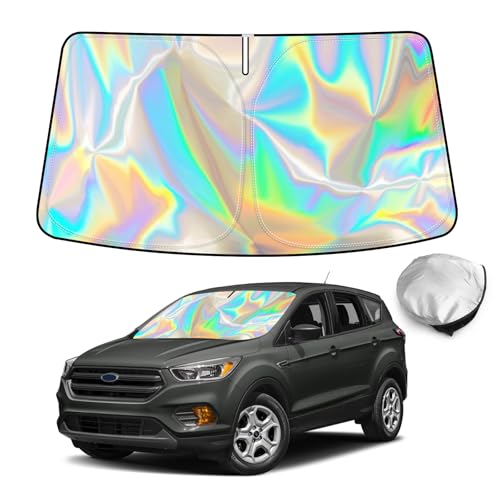 Bestview Windshield Sun Shade for 2013 2014 2015 2016 2017 2018 2019 Ford Escape, Foldable Front...