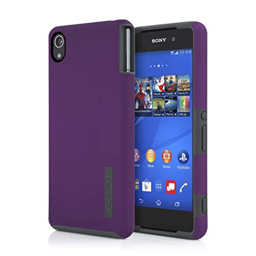 Incipio DualPro Case for Sony Xperia Z3v, Purple/Gray