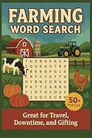 Farming Word Search: Easy-to-Read Puzzles Featuring Crops, Animals, and Life on the Farm B0F63TSRWY Book Cover