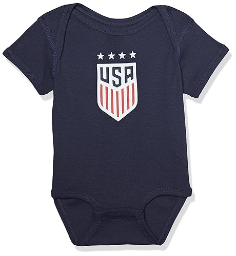 Body bébé USA bleu blanc rouge Outerstuff avec flocage nom et numéro officiel