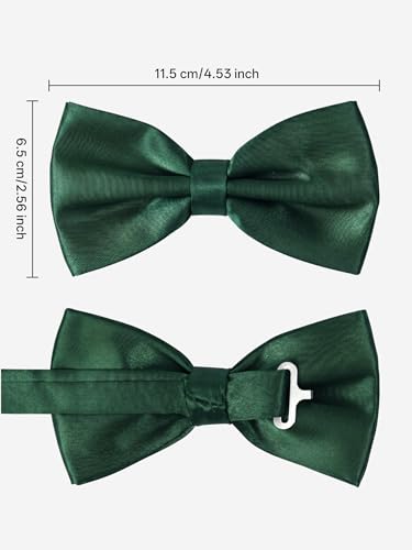 Image of habibee Suspenders and Bow Tie Set for Men, Adjustable Elastic Braces with Y-Back, Diverse Colors, Strong Clips