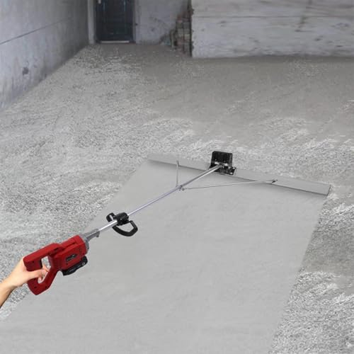 Polisseuse à béton électrique 150 cm avec règle vibration sol et batterie