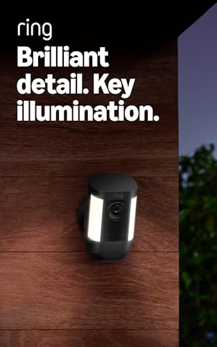 Ring Spotlight Cam Pro, Battery, Home or business security, Retin...