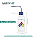 LABINVO Distilled Water Wash Bottles, 1 PC of Vol.500ml (17oz), Narrow Mouth, Self-Venting Safety Wash Bottles, LDPE Material,IN-WBD501