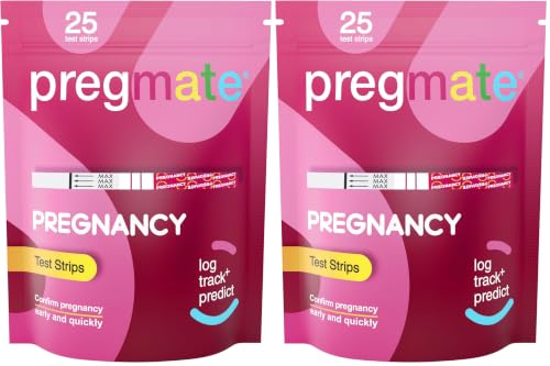 Image of Pregmate 25 Pregnancy Test Strips (25 Count) (Pack of 2)