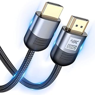 AviBrex 4K HDMI Cable 6M,[Upgraded] Ultra High Speed 18Gbps HDMI Lead 2.0 Cable Supports 4K@60Hz Video UHD 2160p, HD 1080p, 3D, HDCP 2.2 ARC, Compatible with Fire TV HDTV PS3 PS4 PC(6m, grey)